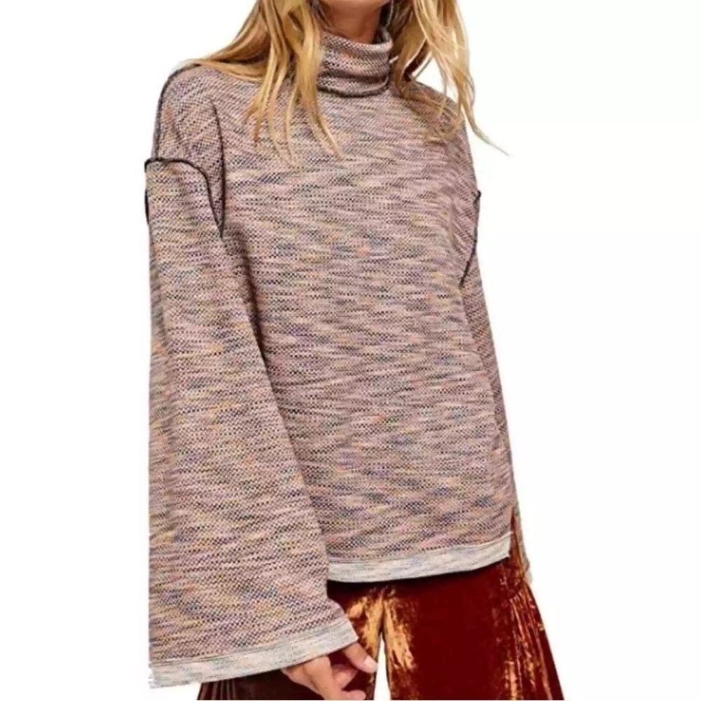 Free People Sunny Day Turtleneck Top Small